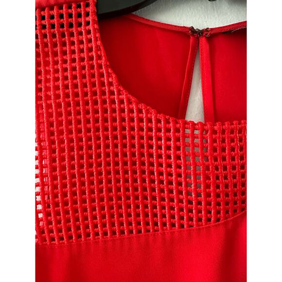 Sachin + Babi Anthropologie Women's Top Sleeveless Tank Red Scarlet Small - Picture 6 of 10